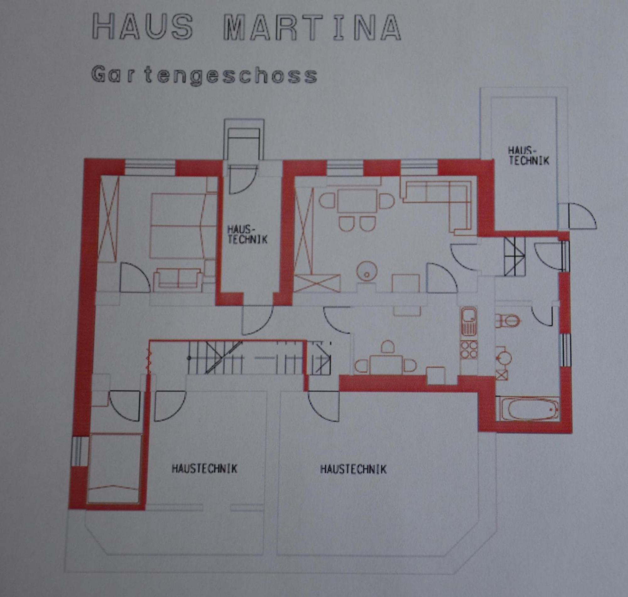 에르발트 Haus Martina 아파트 객실 사진